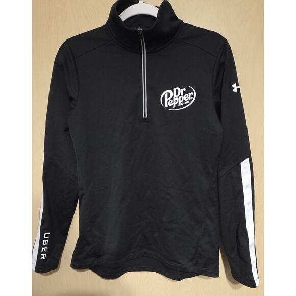 Under Armour Loose Fit Zip Black Large Dr Pepper Uber Size Medium - Picture 1 of 9